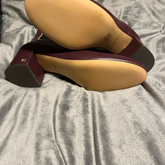 Coach Leather Booties never been worn - Picture 2 of 7